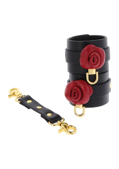 Kajdanki na Kostki TABOOM Wild Roses Czarne