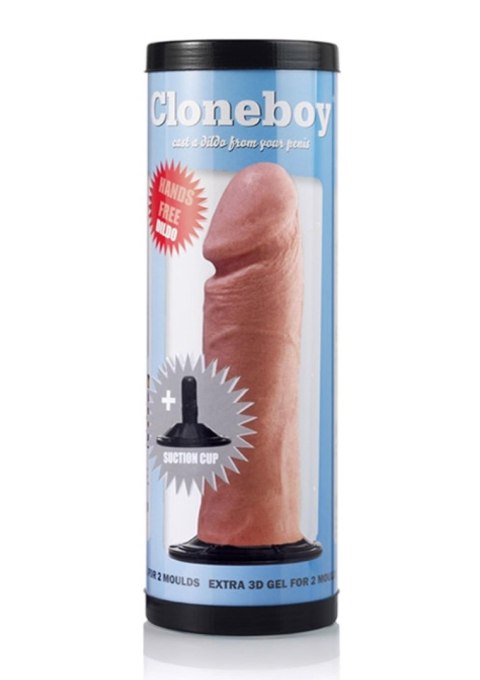 Zestaw do samodzielnego odlewania dildo Cloneboy z przyssawką – Różowy
