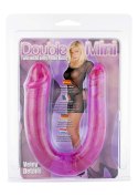 Fioletowe Dildo Dwugłowicowe