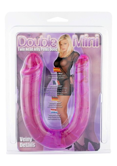 Fioletowe Dildo Dwugłowicowe