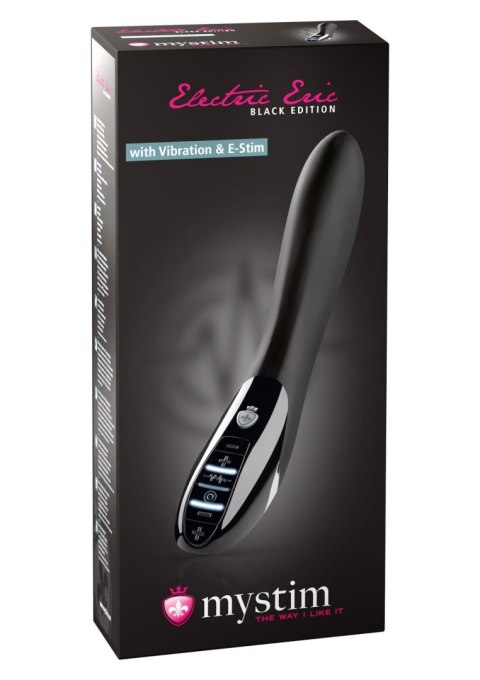 Wibrator z elektrostymulacją Electric Eric – Czarny