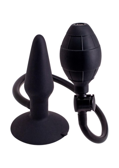 Czarny Nadmuchiwany Plug Analny