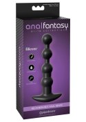 Akumulatorowy Wibrujący Plug Analny – Czarne Kulki