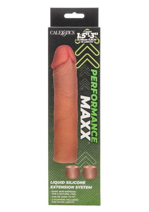 Silikonowy System Przedłużający Penisa 20.25cm Caramel