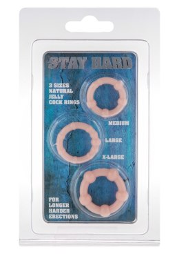 Stay Hard – Zestaw trzech pierścieni dla niezachwianej erekcji