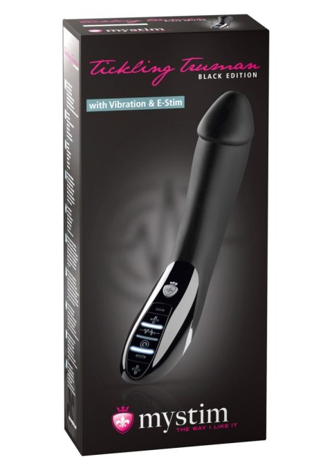 Wibrator z elektrostymulacją Tickling Truman – Czarny