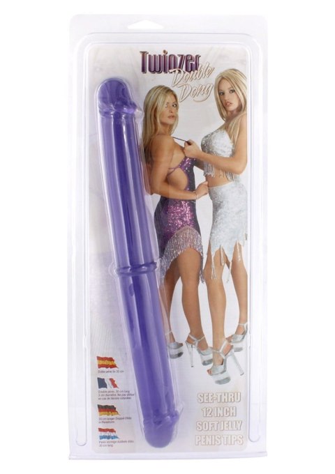 Twinzer: Fioletowe Dildo Podwójnej Przyjemności