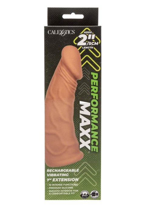 Wibrująca Przedłużka Caramel 7 cali (17,25 cm)