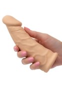 Realistyczna Wibrująca Nakładka Przedłużająca 17,8 cm