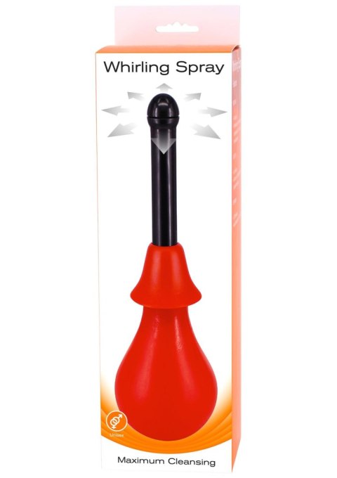 Gruszka Irygacyjna Whirling Spray – Czerwona