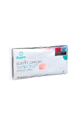 Beppy Soft & Comfort Wet: Miękkie Tampony Komfortowe, 4 sztuki