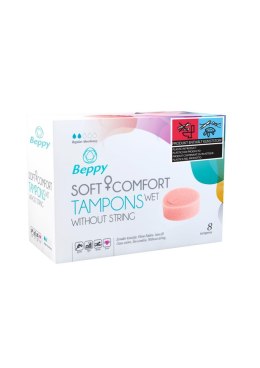 Beppy Soft & Comfort Wet – Dyskretne Tampony Intymne, 8 sztuk