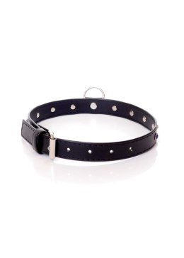 Ekskluzywna Obroża Fetish B-Series z Granatowymi Kryształami – 2 cm