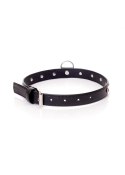 Ekskluzywna obroża Fetish B-Series z różowymi kryształkami, 2 cm