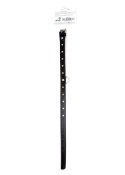 Ekskluzywna obroża Fetish B-Series z różowymi kryształkami, 2 cm