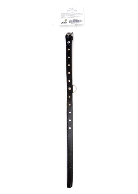 Ekskluzywna obroża Fetish B-Series z różowymi kryształkami, 2 cm