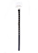 Ekskluzywna obroża Fetish B-Series z różowymi kryształkami, 2 cm