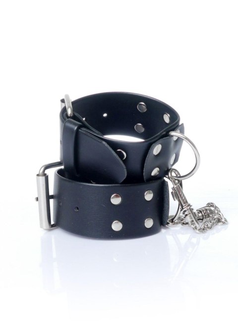 Eleganckie Kajdanki Fetish B - Series z Nitami, 4 cm