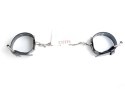 Eleganckie Kajdanki Fetish B - Series z Nitami, 4 cm