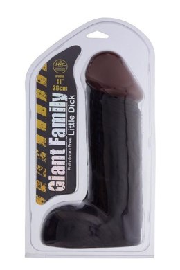 Giant Family – Realistyczny Dildo Olbrzymi, 11 Cali, Czarny