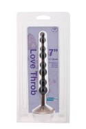Korek Analny Love Throb – Czarna Intensywność