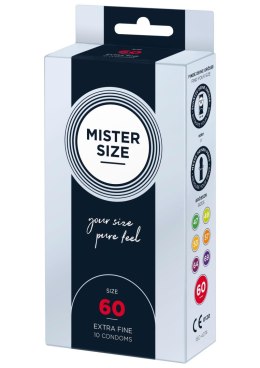 Prezerwatywy MISTER SIZE 60mm Naturalne – 10 sztuk