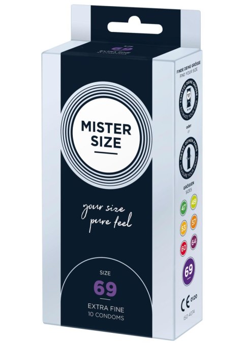MISTER SIZE 69mm – Naturalne Prezerwatywy (10 sztuk)