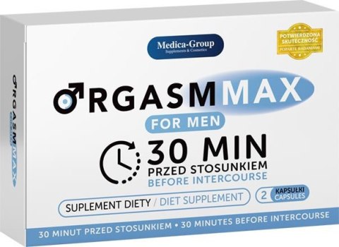 OrgasmMax dla Mężczyzn – Intensywność i Wielokrotne Orgazmy (2 kapsułki)