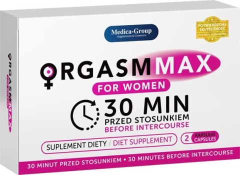 Orgasm Max for Women – Dwie Kapsułki Intensywnych Doznań