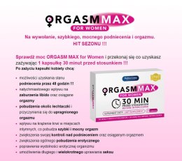 Orgasm Max for Women – Dwie Kapsułki Intensywnych Doznań