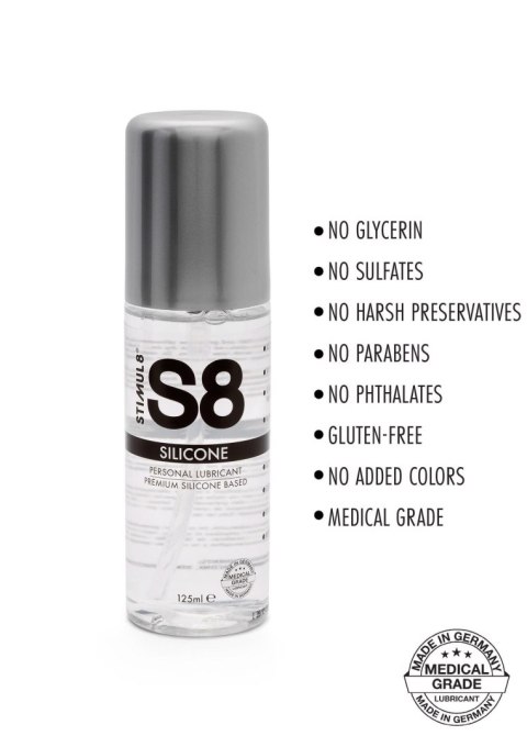S8 Premium Original: Luksusowy Lubrykant Silikonowy 125 ml