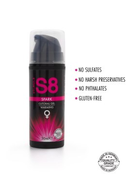 S8 Spark: Rozgrzewający żel do intymnej stymulacji łechtaczki, 30 ml