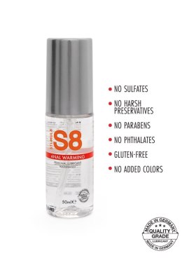 S8 Rozgrzewający Lubrykant Analny na Bazie Wody, 50 ml