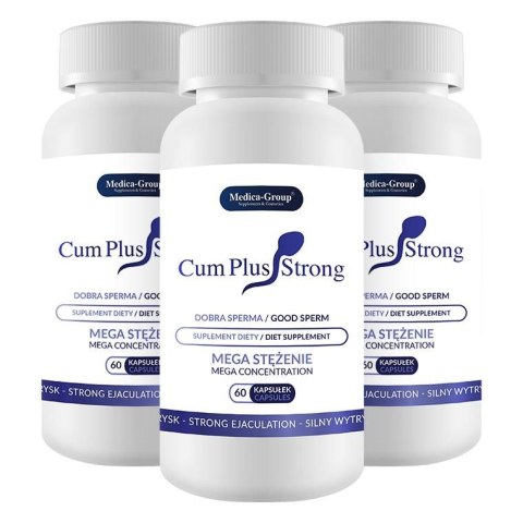 Cum Plus Strong - Suplement Witalności Mężczyzn - 60 Kapsułek