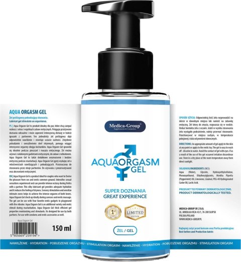 Zmysłowy żel intymny Aqua Orgasm 150 ml