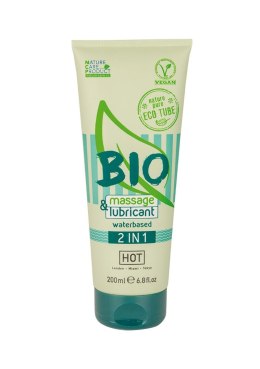 Żel-HOT BIO: Lubrykant i żel do masażu 2w1 na bazie wody, 200 ml