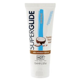 Żel-HOT Superglide Kokosowy – Jadalny Lubrykant na Bazie Wody, 75 ml