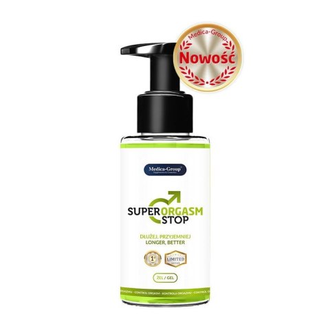 Super Orgasm Stop – Żel Opóźniający Wytrysk dla Mężczyzn, 150 ml