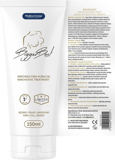 BiggerBust Serum - Ujędrniająca i Powiększająca Kuracja do Biustu