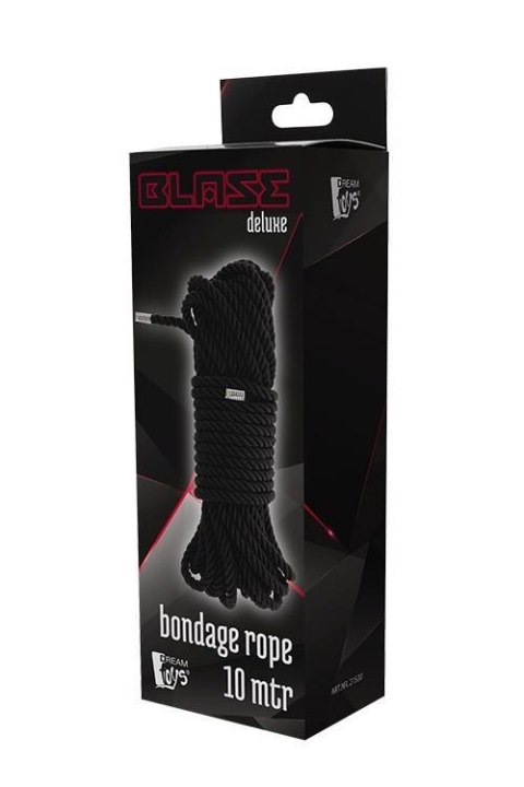 Luksusowa Lina Do Bondage BLAZE DELUXE 10M Czarna