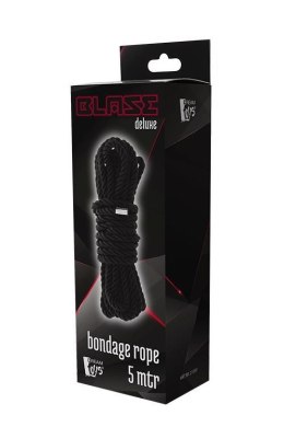 Lina do Bondage BLAZE DELUXE – 5 metrów, Czarna