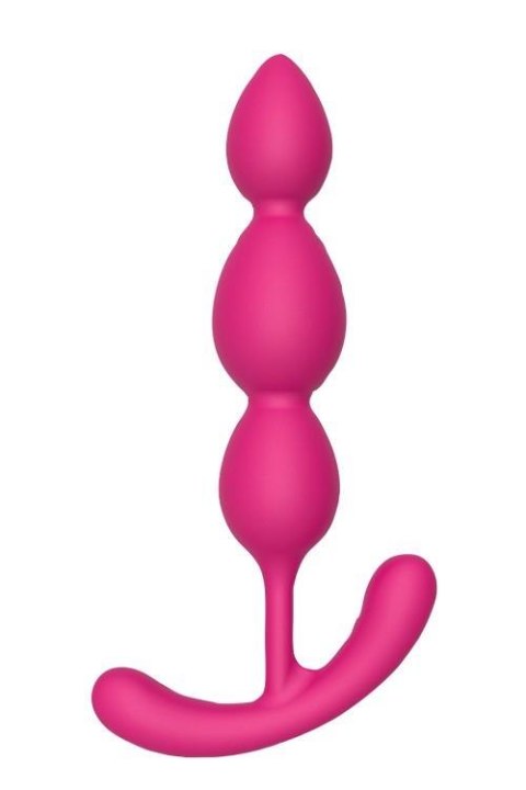 CHEEKY LOVE Jedwabisty Plug Analny Teardrop z Uchwytem T