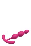 CHEEKY LOVE Jedwabisty Plug Analny Teardrop z Uchwytem T