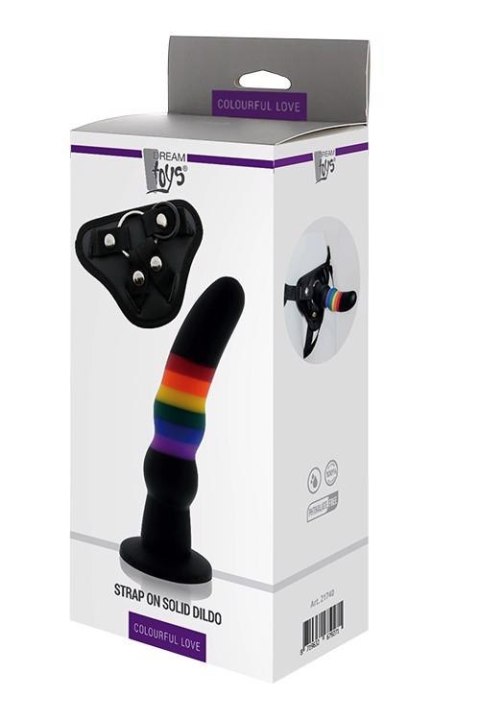 Dildo Strap-on Kolorowa Miłość