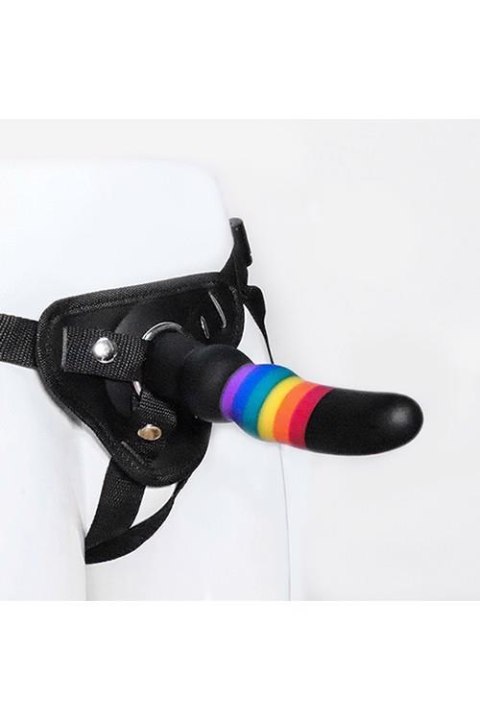Dildo Strap-on Kolorowa Miłość