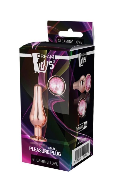 Różowozłoty Korek Analny Gleaming Love (S)