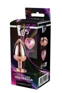Gleaming Love: Luksusowy Korek Analny z Różowego Złota, Rozmiar L