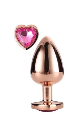 Gleaming Love: Luksusowy Korek Analny z Różowego Złota, Rozmiar L