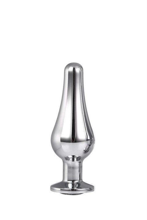 Gleaming Love – Srebrny Plug Anlany z Ozdobnym Klejnotem (S)