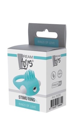 Wibrujący Pierścień Stymulujący Rings of Love – Błękitny Silikon